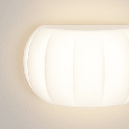 Simplicity Acrylic Pumpkin Elliptical LED Wall Sconce Lamp