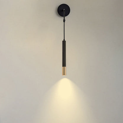 Minimalist Long Cylindrical Spotlight LED Wall Sconce Lamp