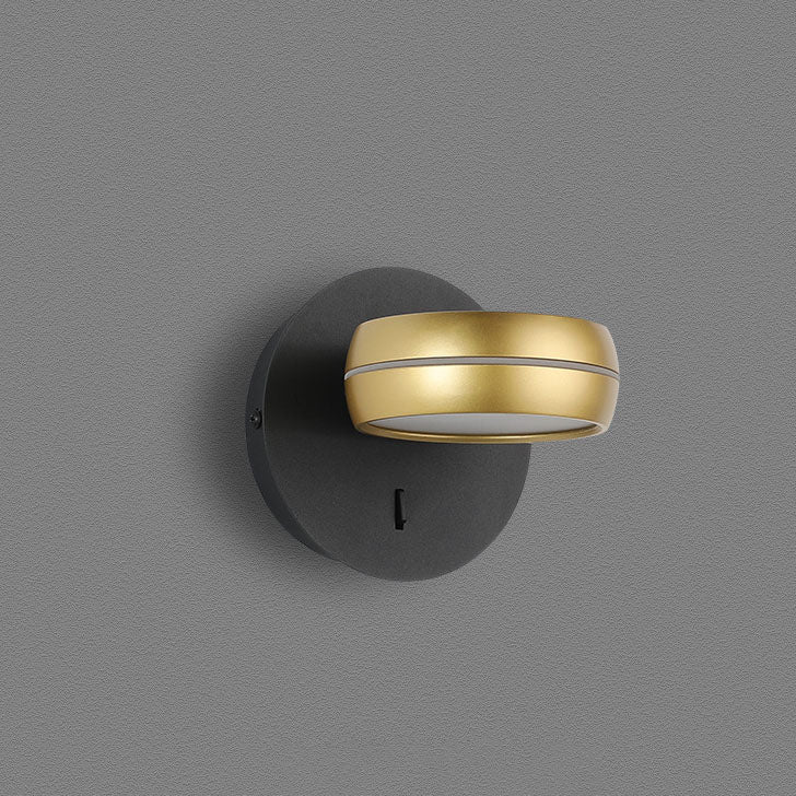 Round Rectangle Aluminum Iron PS LED Wall Sconce Lamp