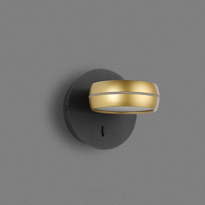 Round Rectangle Aluminum Iron PS LED Wall Sconce Lamp