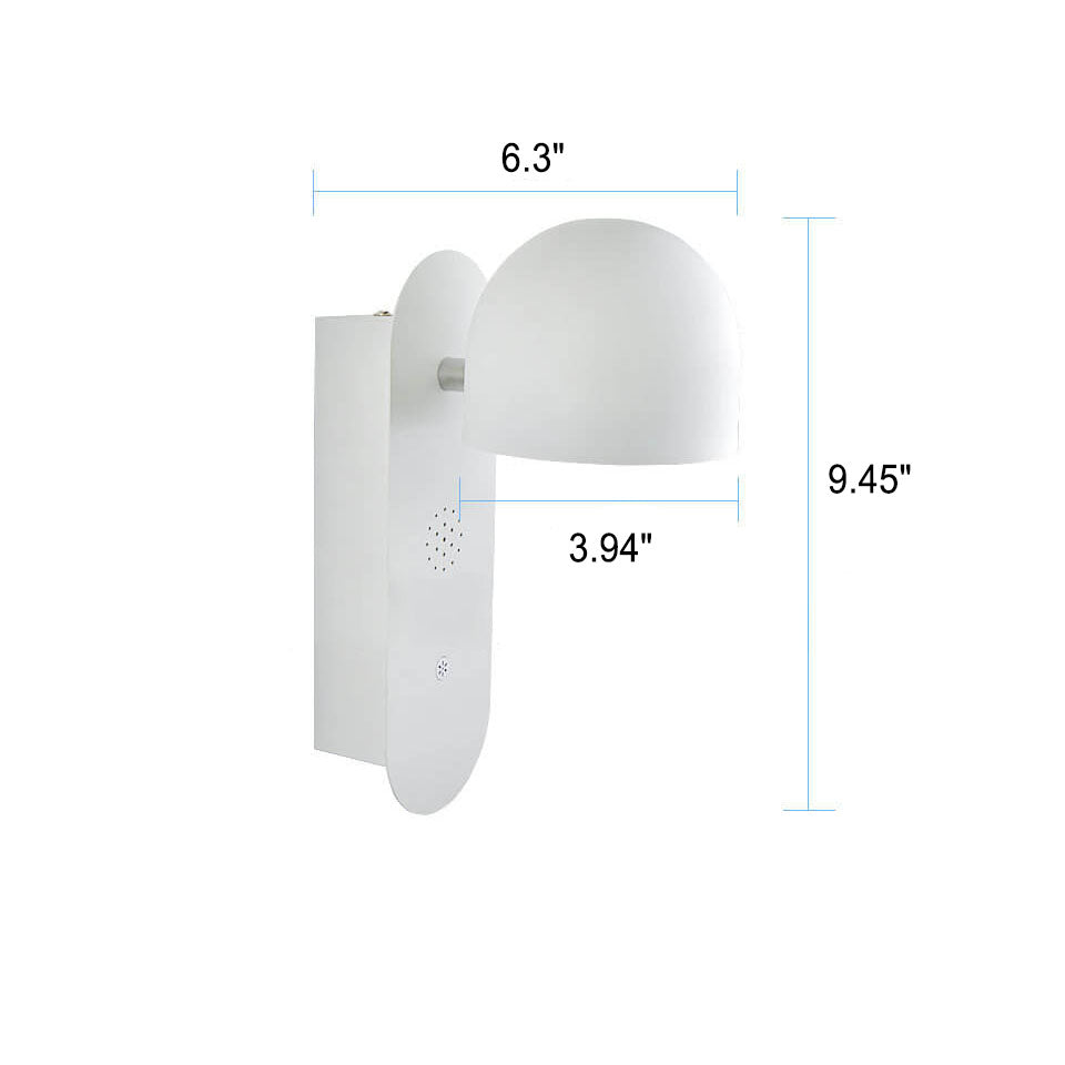 Solid Round Head Voice Control Acrylic LED Wall Sconce Lamp