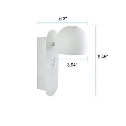 Solid Round Head Voice Control Acrylic LED Wall Sconce Lamp