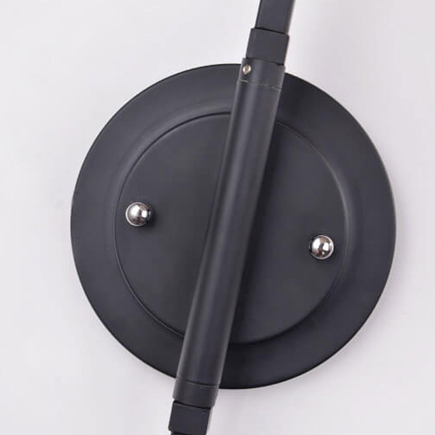 Light Wood Wrought Iron Fabric 1-Light Wall Sconce Lamp