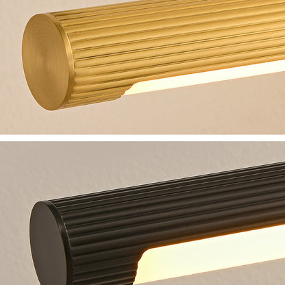 Modern Mid-Century Linear All Copper LED Wall Sconce Lamp