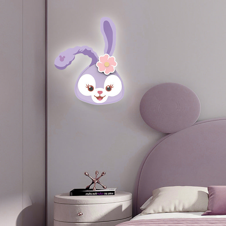 Cartoon Tiger Acrylic Design Iron LED Wall Sconce Lamp