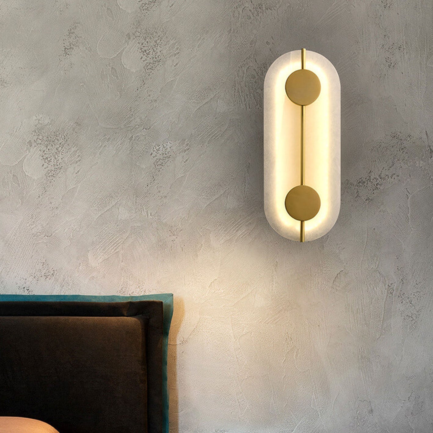 Modern Iron Circle LED Wall Sconce Lamp