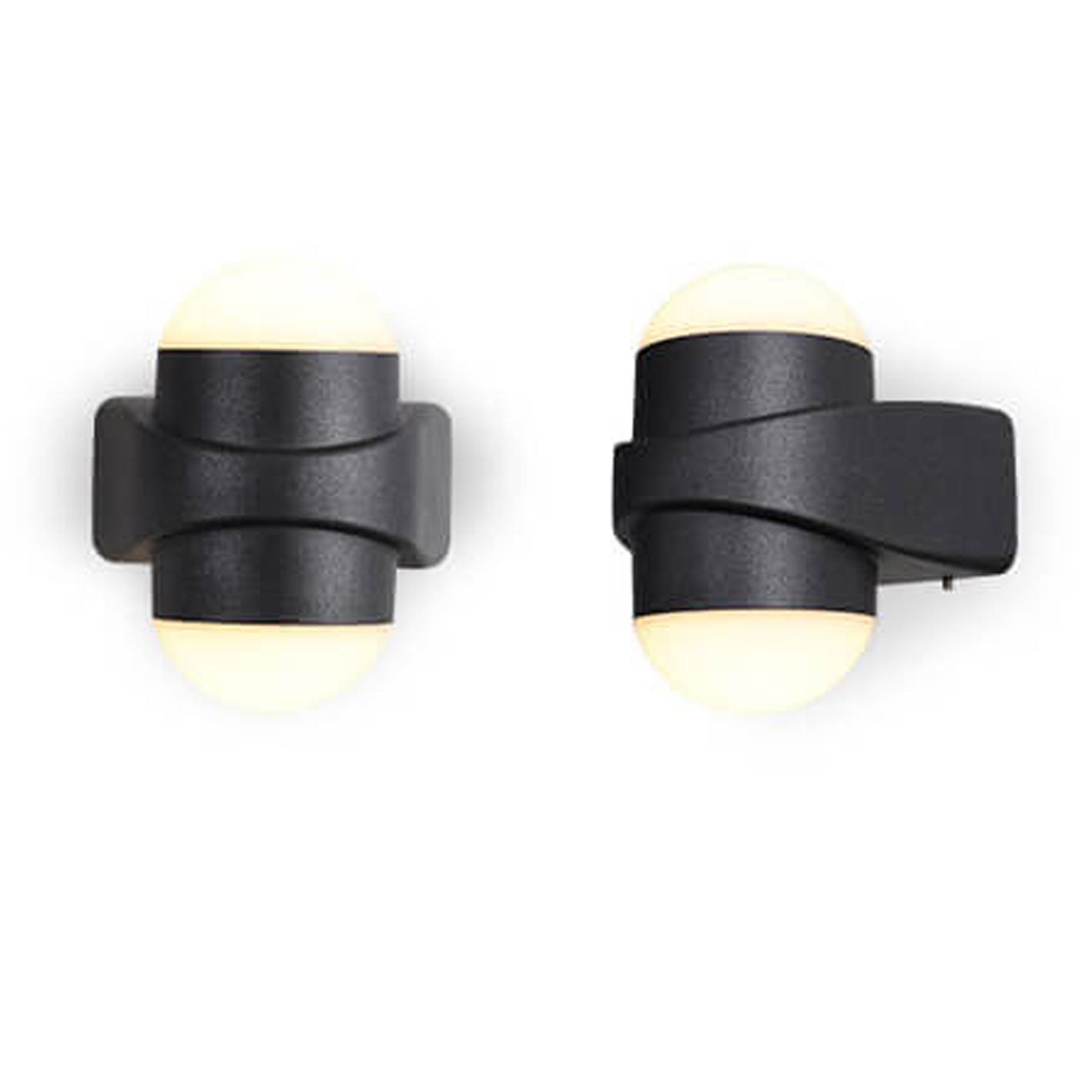 Cylinder Ball LED Outdoor Waterproof Patio Wall Sconce Lamp