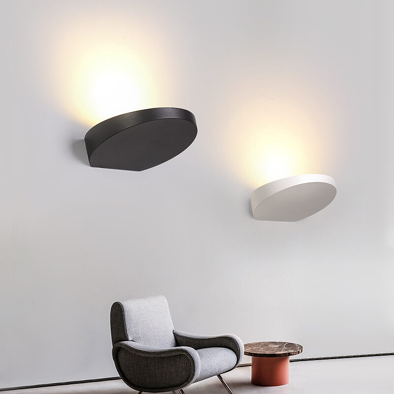 Minimalist Disc 1-Light LED Wall Sconce Lamp