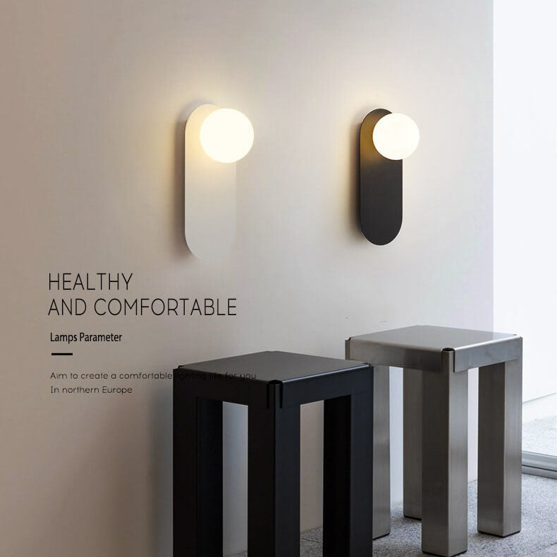 Nordic Minimalist Glass Ring Wall Sconce