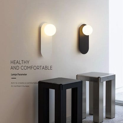 Nordic Minimalist Glass Ring Wall Sconce