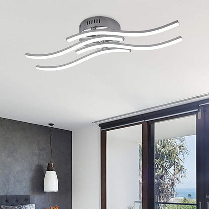 Simple Wave Ceiling Light