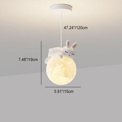 Contemporary Rabbit Pendant Light