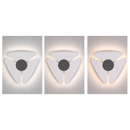 Nordic Creative Triangle Fan Design LED Wall Sconce Lamp