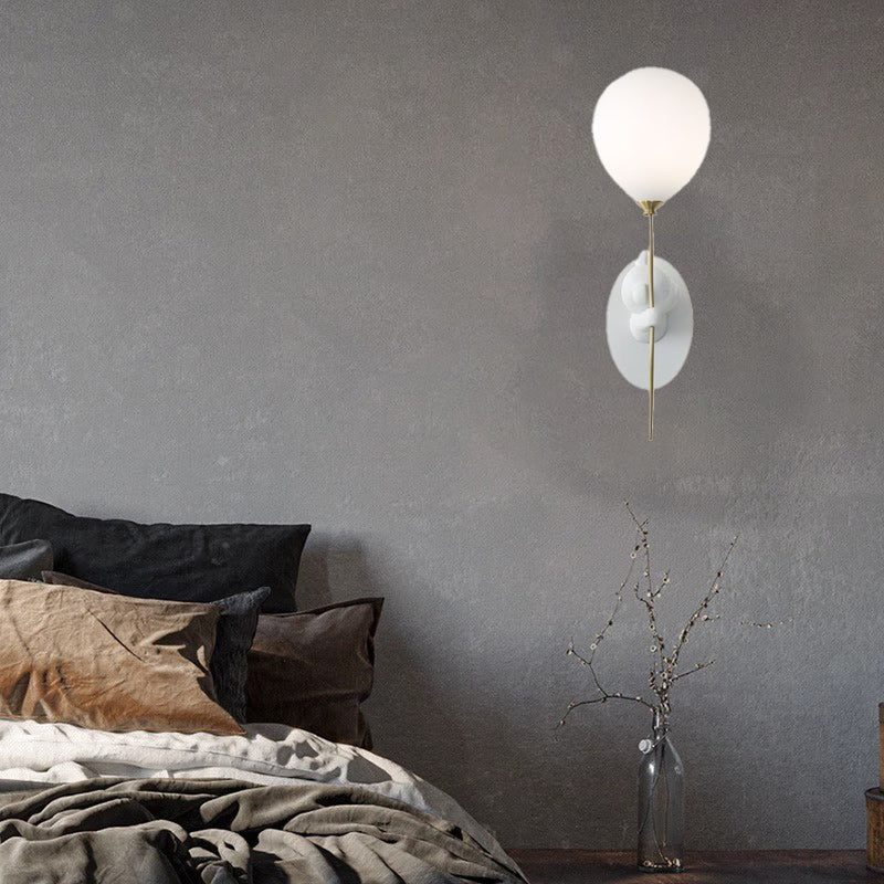 Cartoon Balloon Iron Resin Glass 1-Light Wall Sconce Lamp