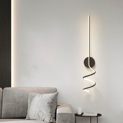 Minimalist Creative Arcs Lines 1-Light LED Wall Sconce Lamp