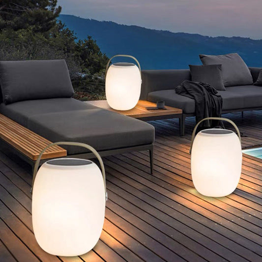 Solar PE Portable Basket LED Outdoor Waterproof Light