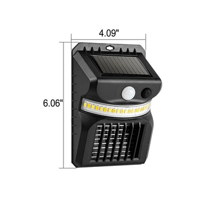 Solar Intelligent Sensor Outdoor Garden Wall Sconce Lamp