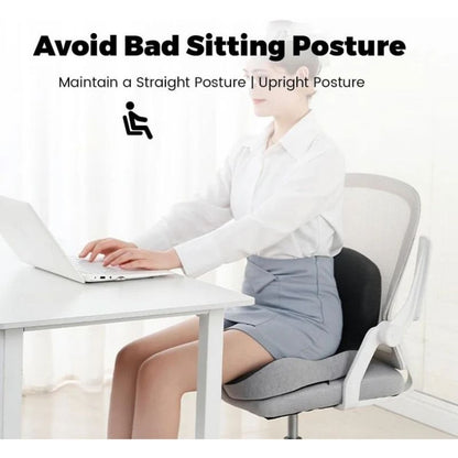 Memory Foam Seat Cushion with Non-Slip Base