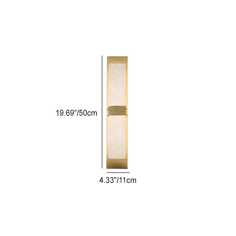Chinese Strip Chinese Knot Cymbidium LED Wall Sconce Lamp