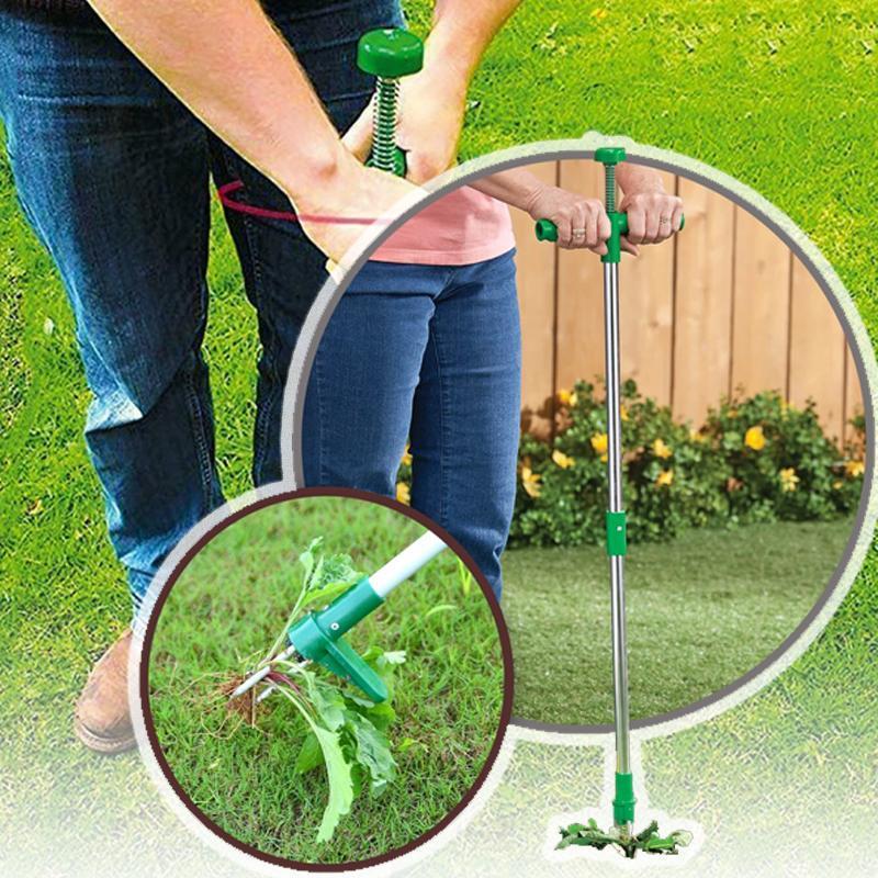 Standing Weed Puller with Foot Pedal & Claws