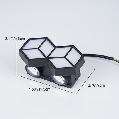 Waterproof Aluminum Acrylic Lozenge LED Wall Sconce Lamp