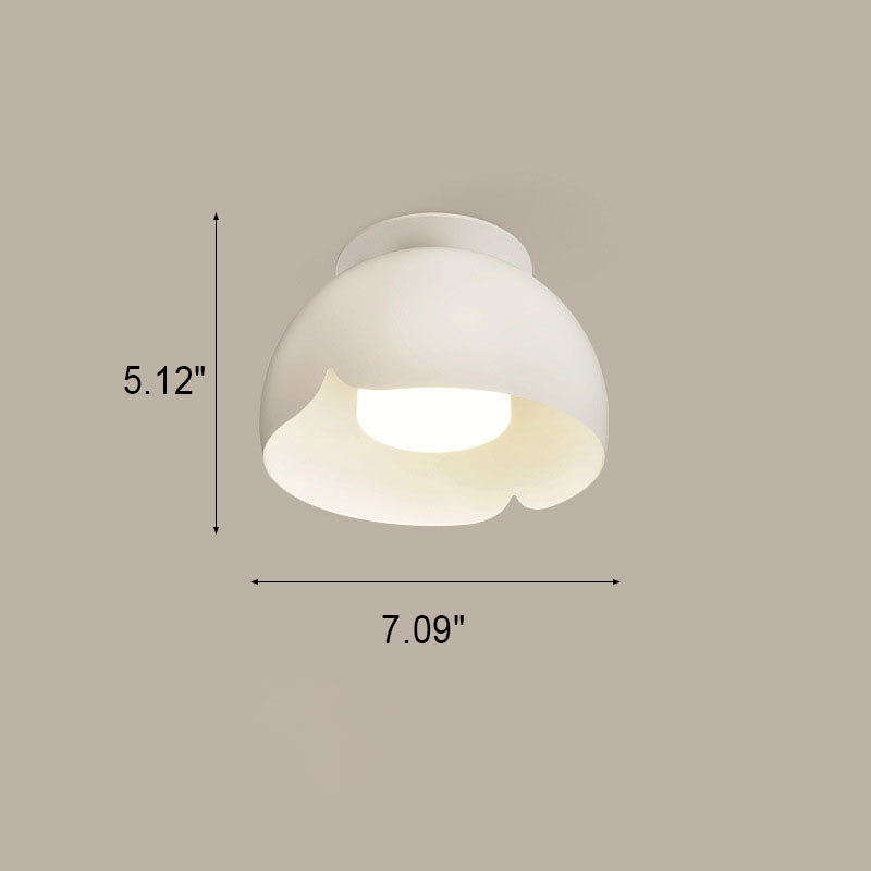Pure White Iron LED Wall Sconce Lamp Flush Mount Lighting