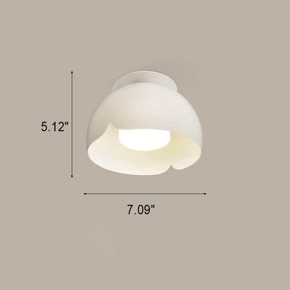 Pure White Iron LED Wall Sconce Lamp Flush Mount Lighting