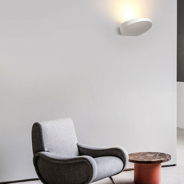 Minimalist Disc 1-Light LED Wall Sconce Lamp