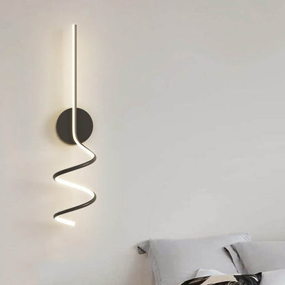 Minimalist Creative Arcs Lines 1-Light LED Wall Sconce Lamp