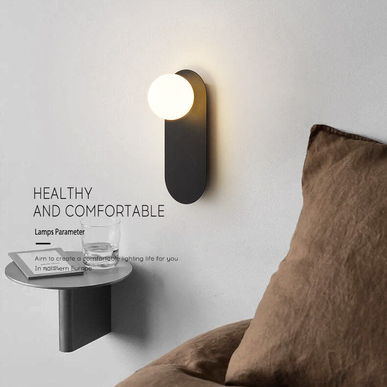 Nordic Minimalist Glass Ring Wall Sconce