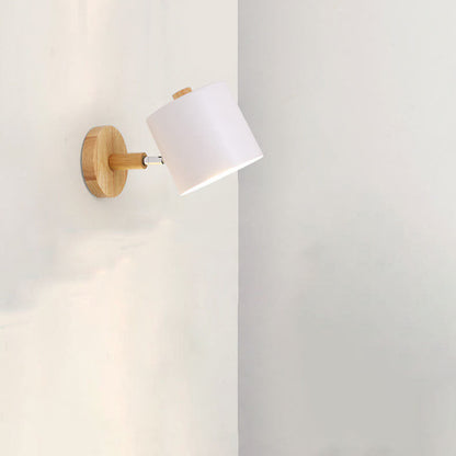 Nordic Macaron Column Shade 1-Light Wall Sconce Lamp