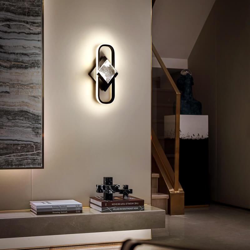 Nordic Creative Ring Shape 1-Light LED Wall Sconce Lamp