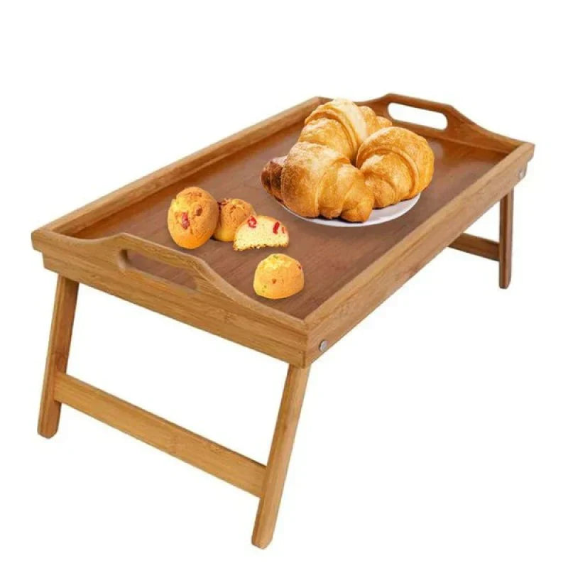 Bamboo Folding Bed Tray