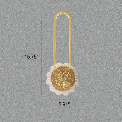 Full Copper Minimalist Ring Design LED Wall Sconce Lamp
