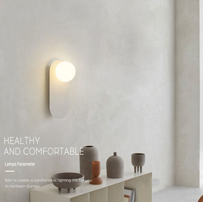 Nordic Minimalist Glass Ring Wall Sconce