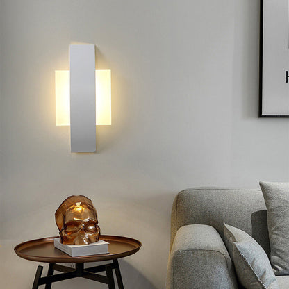 Minimalist Acrylic Geometric Ring LED Wall Sconce Lamp