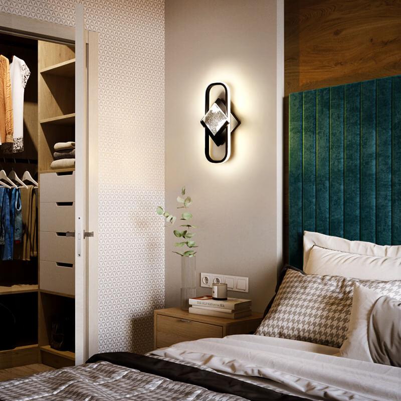 Nordic Creative Ring Shape 1-Light LED Wall Sconce Lamp