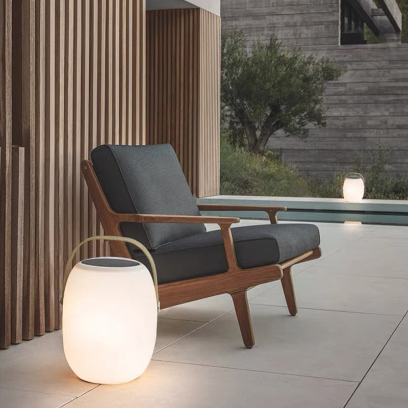 Solar PE Portable Basket LED Outdoor Waterproof Light