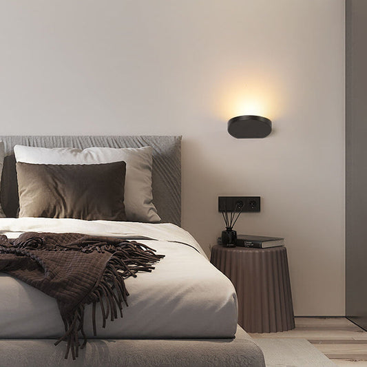 Minimalist Disc 1-Light LED Wall Sconce Lamp