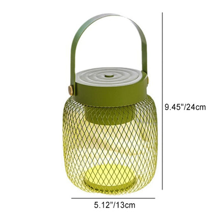 Contemporary Creative Bottle Iron Acrylic LED Table Lamp