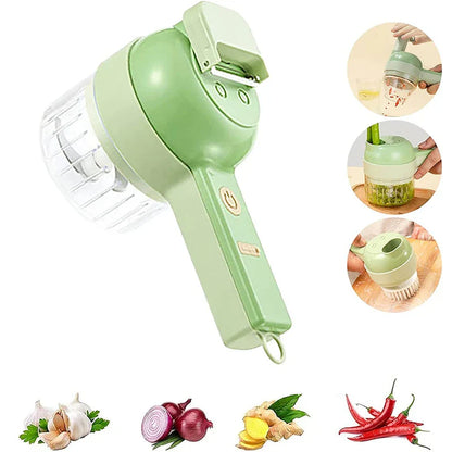 4-in-1 Electric Food Cutter and Chopper