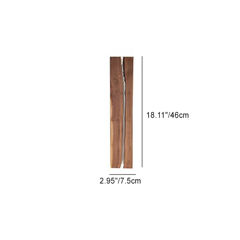 Contemporary Creative Rectangle Wood LED Wall Sconce Lamp