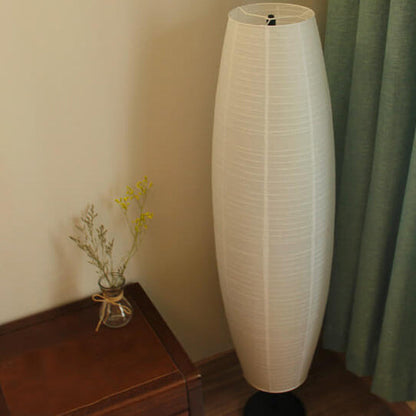 Nordic Minimalist Rice Paper Column 2-Light Floor Lamp