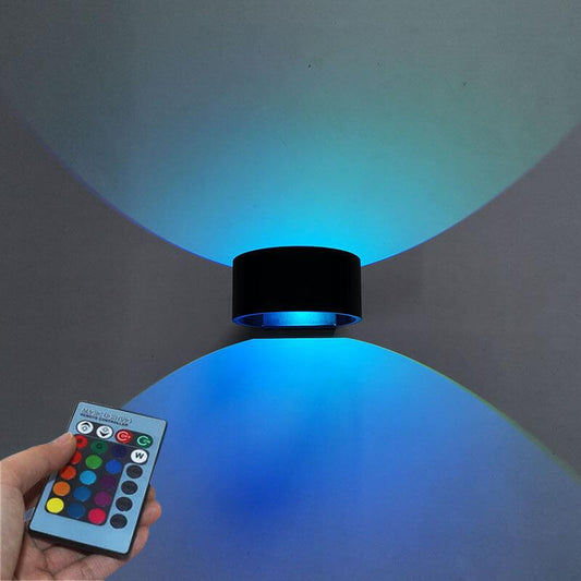 Modern Circle 1-Light LED Mini Wall Sconce Lamp