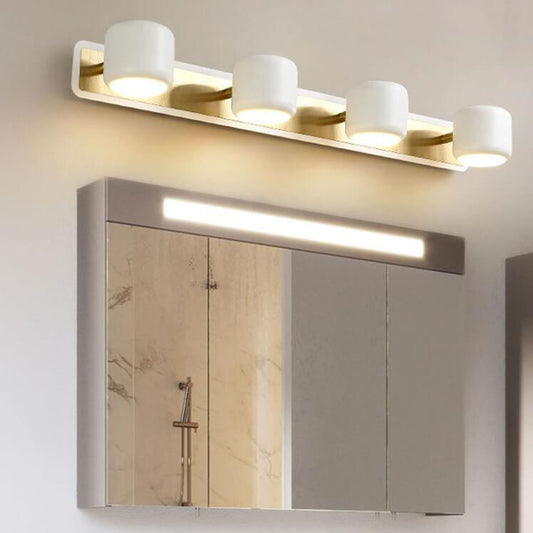 Cylinder Shade LED Mirror Front Light Wall Sconce Lamp