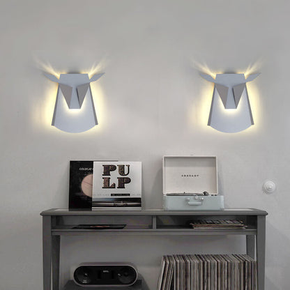 Nordic Creative Cow Shaped 1-Light LED Wall Sconce Lamp