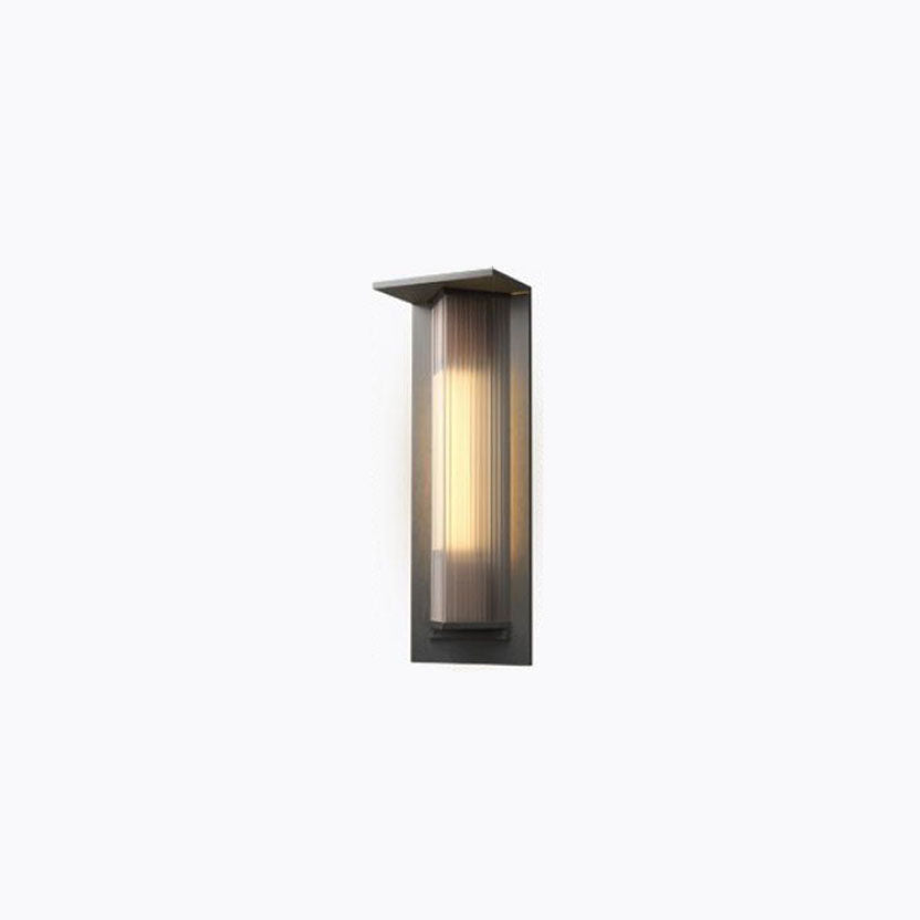 Aluminum Glass Outdoor Waterproof Wall Sconce Lamp