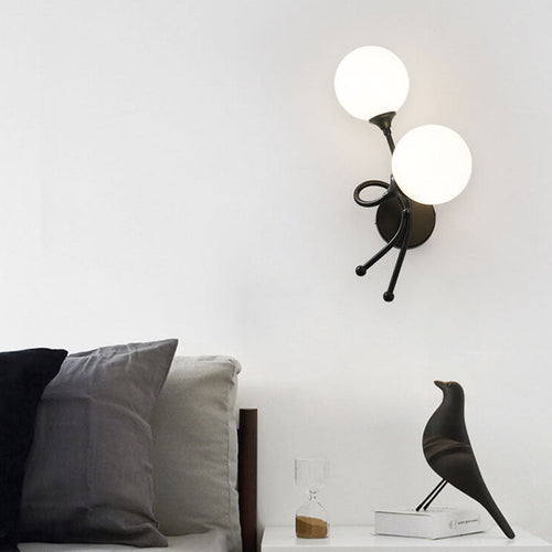 Minimalist Knot Shape Design 2-Light Wall Sconce Lamp