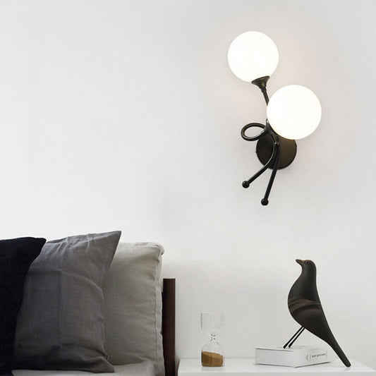 Minimalist Knot Shape Design 2-Light Wall Sconce Lamp