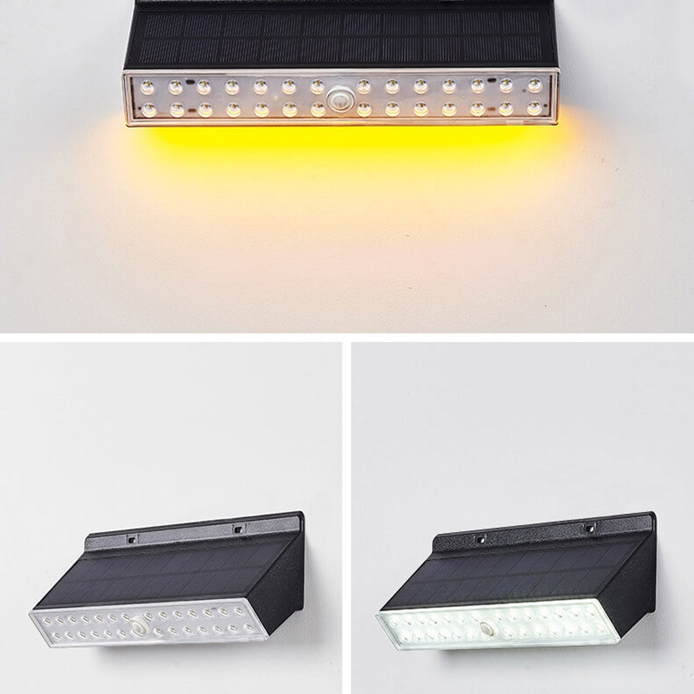 Solar Square LED Outdoor Waterproof Wall Sconce Lamp